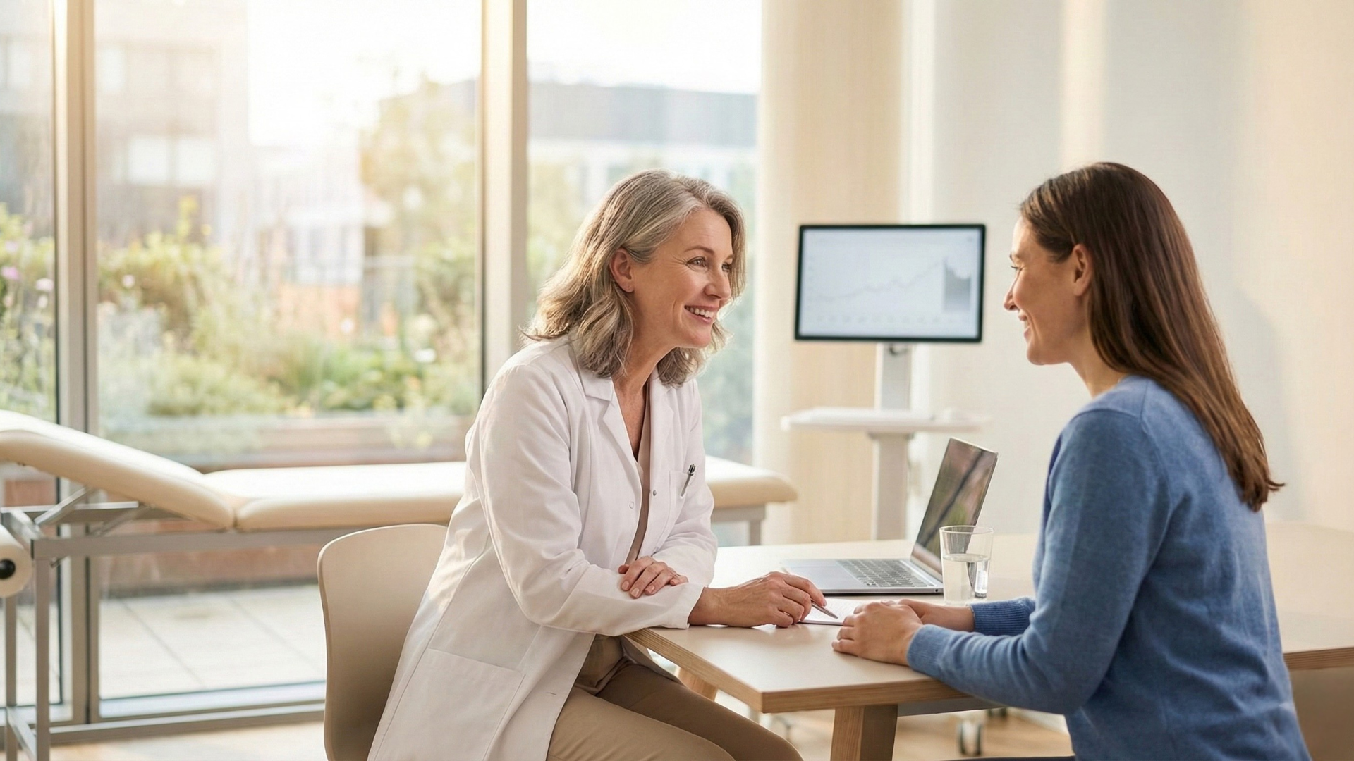 Doctor consulting with patient